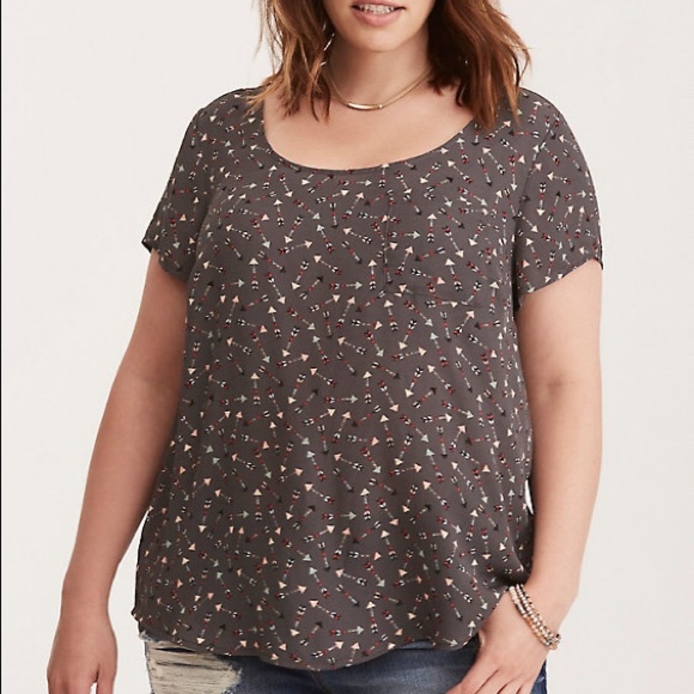 Torrid Arrow Print Top
